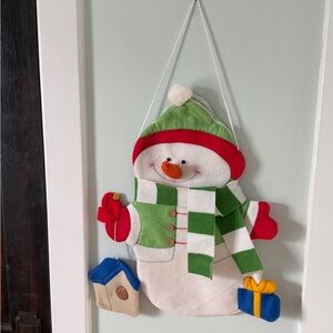 Snowman gift bag or Christmas “stocking”